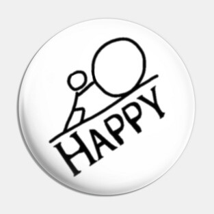 Sisyphus is Happy Pin
