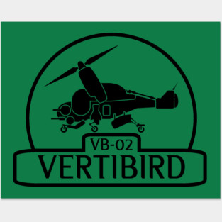 VB-02 Vertibird Posters and Art