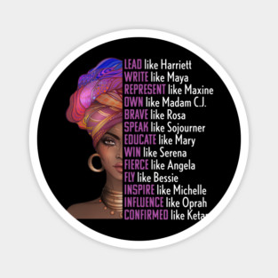 Women of Black History, Legends, Powerful Black Women, Black History Magnet
