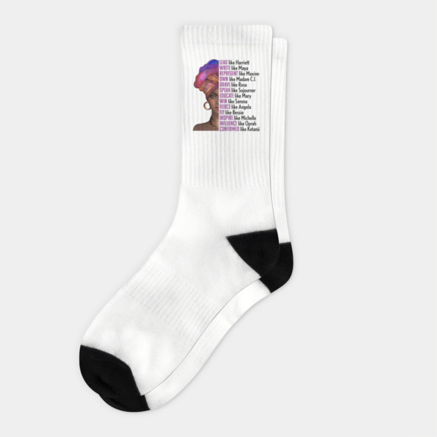 Women of Black History, Legends, Powerful Black Women, Black History, Phenomenal Black Women Socks by UrbanLifeApparel