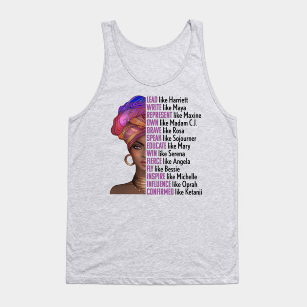 Women of Black History, Legends, Powerful Black Women, Black History, Phenomenal Black Women Tank Top by UrbanLifeApparel