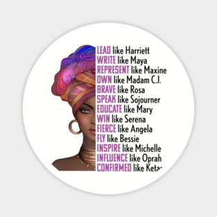 Women of Black History, Legends, Powerful Black Women, Black History, Phenomenal Black Women Magnet