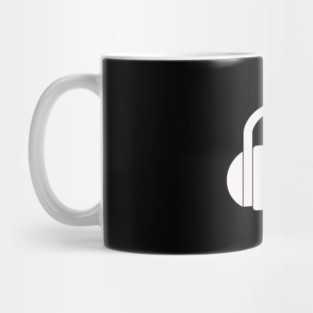 Headphones Playing Music Mug