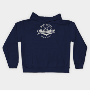 Milwaukee Wisconsin Brew City Kids Hoodie