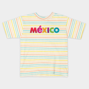 Mexico - colorful tshirt design Kids T-Shirt