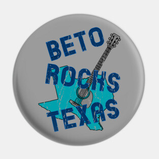 Beto Rocks Texas - Worn Pin