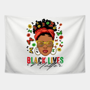 Black Woman, Black Lives Matter, Black Girl, Black Girl Magic Tapestry