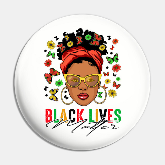 Black Woman, Black Lives Matter, Black Girl, Black Girl Magic Pin by UrbanLifeApparel