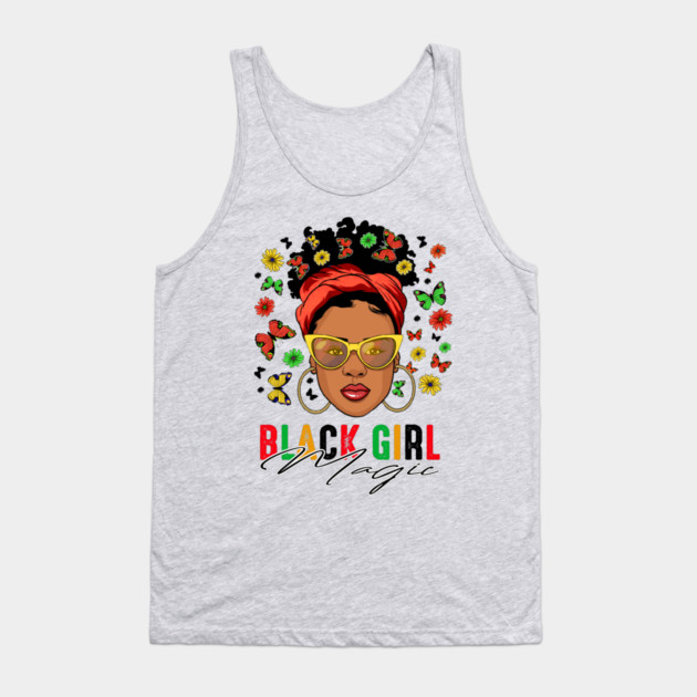 Black Girl Magic, Black Woman, Black History, Black Girl Tank Top by UrbanLifeApparel