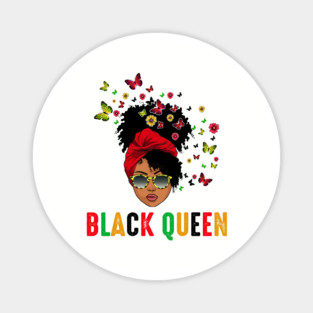 Black Queen, Melanin Queen, Black Girl Magic Magnet