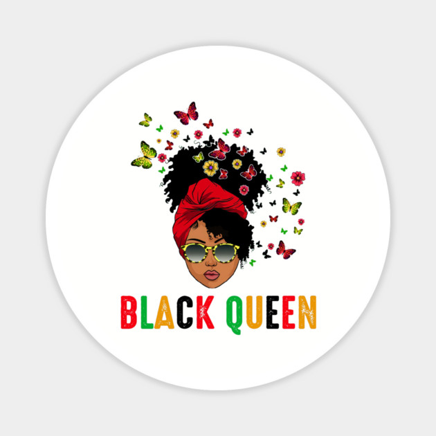Black Queen, Melanin Queen, Black Girl Magic Magnet by UrbanLifeApparel