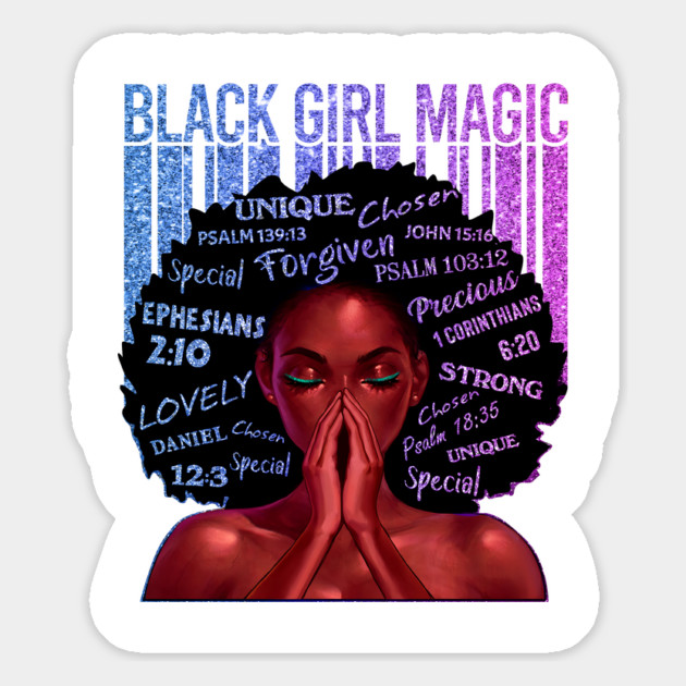 Black Girl Magic, Melanin, Black Women, Black Mom Magnet by UrbanLifeApparel
