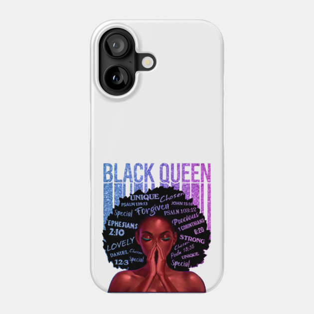 Black Queen, Black Girl Magic, Melanin, Black Women, Black Mom Phone Case by UrbanLifeApparel
