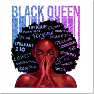 Black Queen, Black Girl Magic, Melanin, Black Women, Black Mom Posters and Art