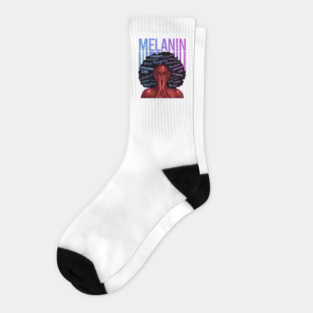 Melanin, Black Queen, Black Girl Magic, Melanin, Black Women, Black Mom Socks