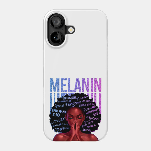Melanin, Black Queen, Black Girl Magic, Melanin, Black Women, Black Mom Phone Case by UrbanLifeApparel