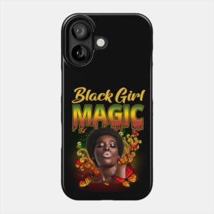 Black Girl Magic, Beautiful Black Woman, Black women, Black Queen Phone Case