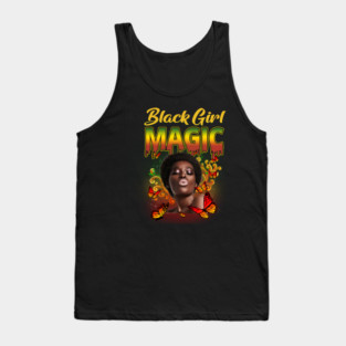Black Girl Magic, Beautiful Black Woman, Black women, Black Queen Tank Top