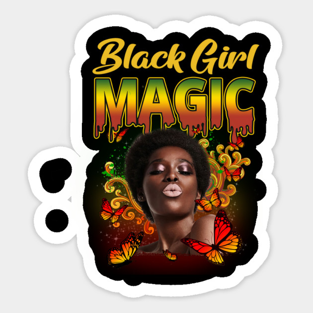 Black Girl Magic, Beautiful Black Woman, Black women, Black Queen Magnet by UrbanLifeApparel