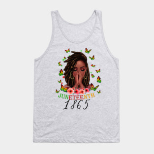 Juneteenth 1865, Black Girl Magic, Black Women, Black Queen Tank Top