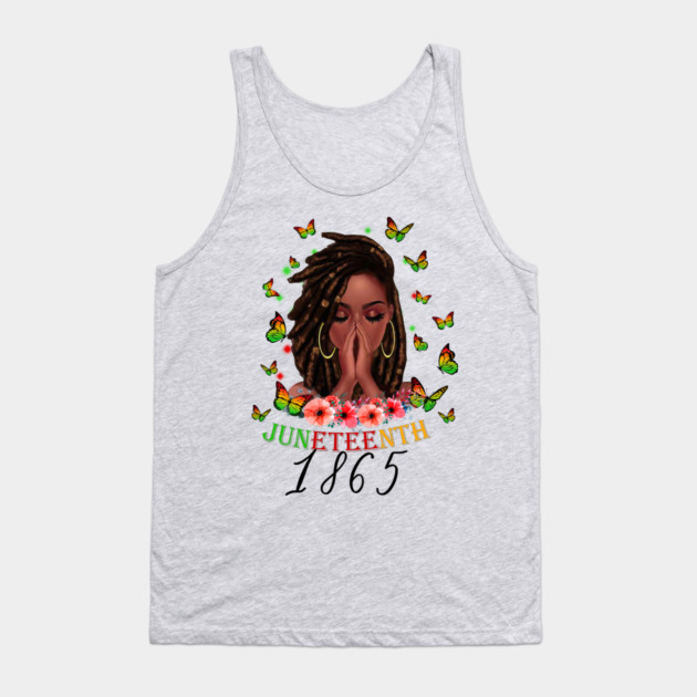 Juneteenth 1865, Black Girl Magic, Black Women, Black Queen Tank Top by UrbanLifeApparel