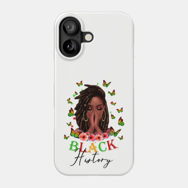 Black History, Black Girl Magic, Black Women, Black Queen Phone Case by UrbanLifeApparel
