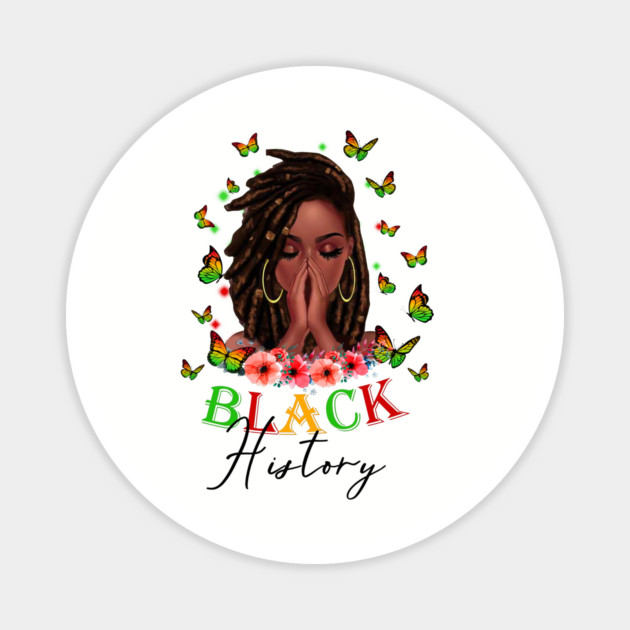 Black History, Black Girl Magic, Black Women, Black Queen Magnet by UrbanLifeApparel