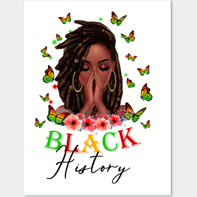 Black History, Black Girl Magic, Black Women, Black Queen Wall Art by UrbanLifeApparel