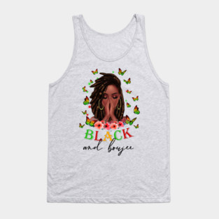 Black and Boujee,  Black Girl Magic, Black Women, Black Queen Tank Top