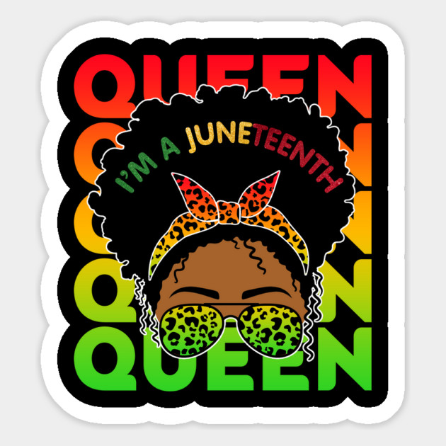 I'm a Juneteenth Queen, Black Girl Magic, Black Queen, Black women Magnet by UrbanLifeApparel