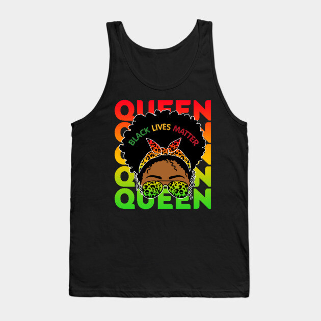 Black Lives Matter, Black Girl Magic, Black Queen, Black Women Tank Top by UrbanLifeApparel