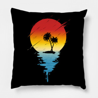 Melting Island Pillow