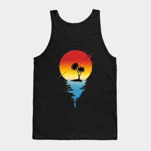 Melting Island Tank Top