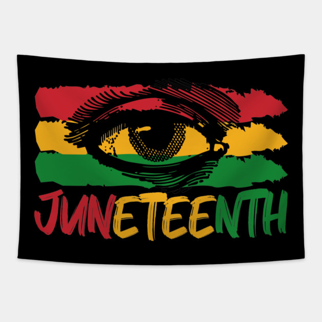 Juneteenth, Third Eye, Black Lives Matter, Black History Tapestry by UrbanLifeApparel