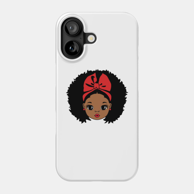 Pretty Black Girl, Black Girl Magic Phone Case by UrbanLifeApparel