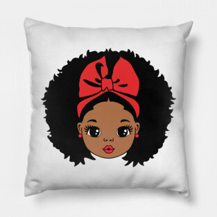Pretty Black Girl, Black Girl Magic Pillow
