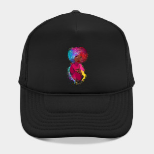 Colorful Black Woman, Black Girl Magic, Black Woman, Black Queen Hat