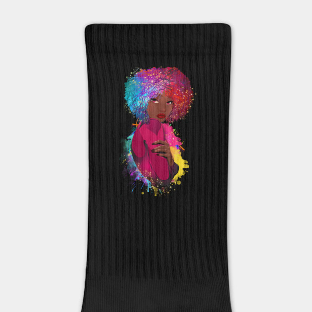 Colorful Black Woman, Black Girl Magic, Black Woman, Black Queen by UrbanLifeApparel