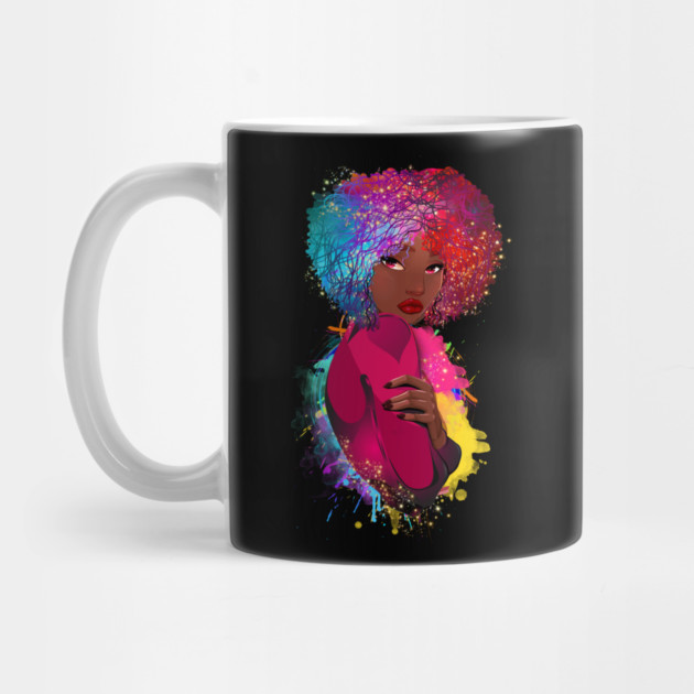 Colorful Black Woman, Black Girl Magic, Black Woman, Black Queen by UrbanLifeApparel