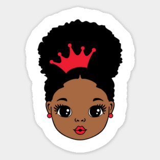Pretty Black Girl, Black Girl Magic, black princess, black queen, Crown Magnet