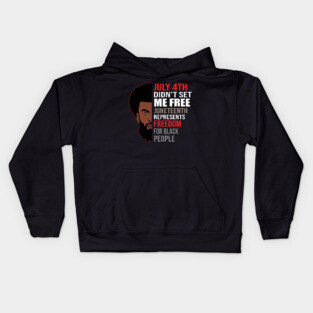 Juneteenth, Celebrate Juneteenth, Black Man, Black Lives Matter Kids Hoodie