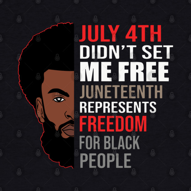 Juneteenth, Celebrate Juneteenth, Black Man, Black Lives Matter by UrbanLifeApparel
