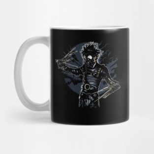 Gas Mask Scissorhands Mug