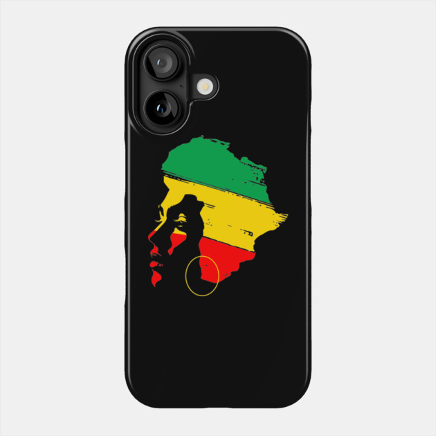 Black Woman, Africa, Black Queen, Black Girl Magic, Juneteenth Phone Case by UrbanLifeApparel