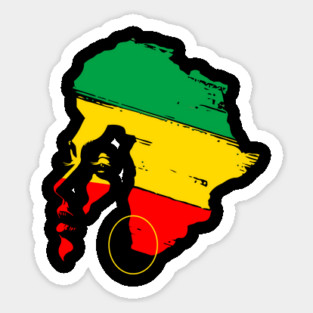 Black Woman, Africa, Black Queen, Black Girl Magic, Juneteenth Sticker