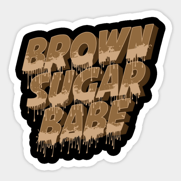 Brown Sugar Babe, Black Woman, Black Queen, Melanin Queen Magnet by UrbanLifeApparel