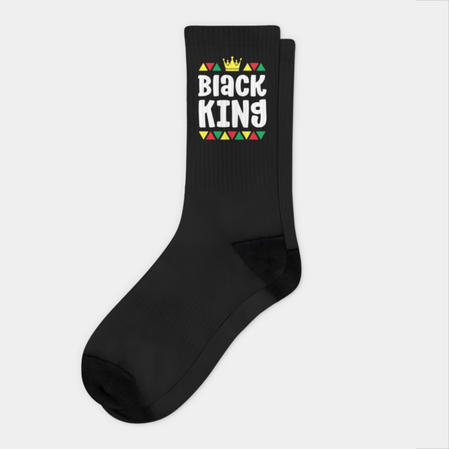 Black King, Black Man, Black Lives matter Socks by UrbanLifeApparel