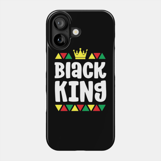 Black King, Black Man, Black Lives matter Phone Case by UrbanLifeApparel