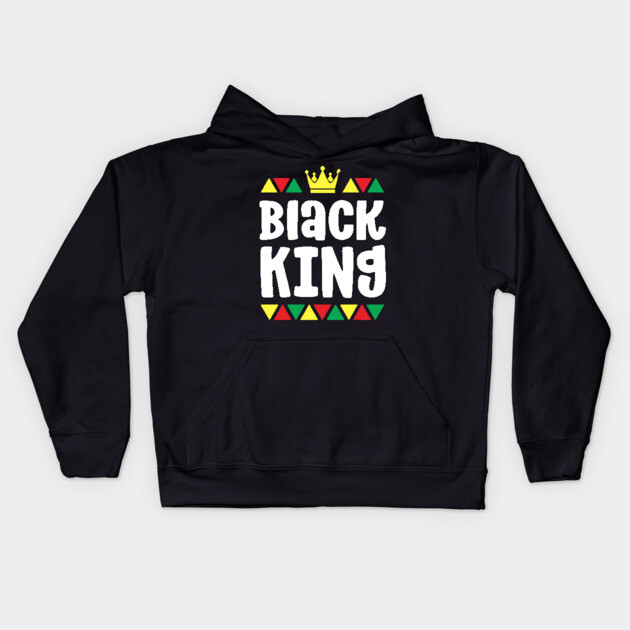 Black King, Black Man, Black Lives matter Kids Hoodie by UrbanLifeApparel