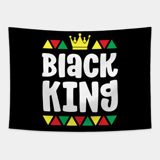 Black King, Black Man, Black Lives matter Tapestry